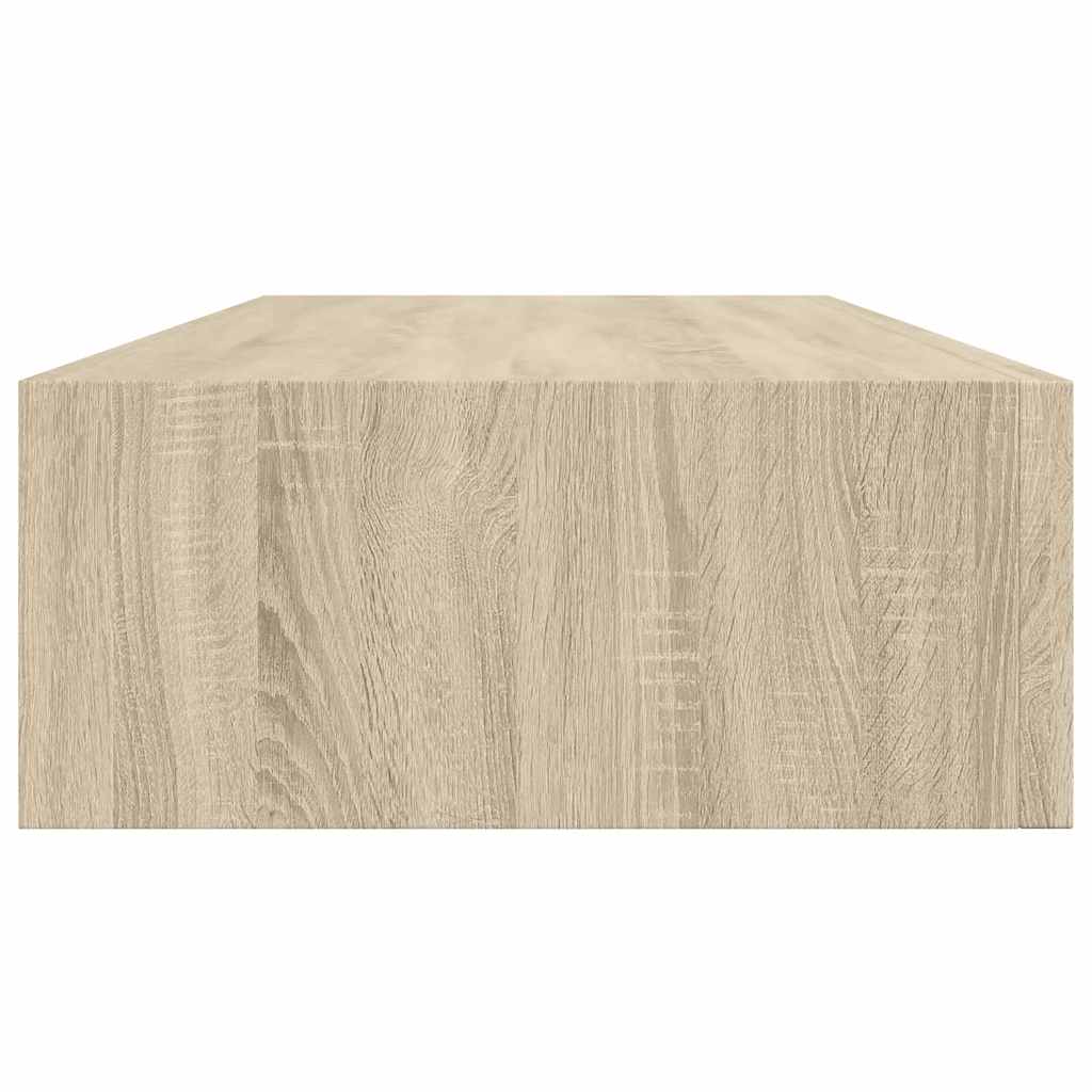 Zidna polica s ladicom boja hrasta 60 x 23,5 x 10 cm MDF