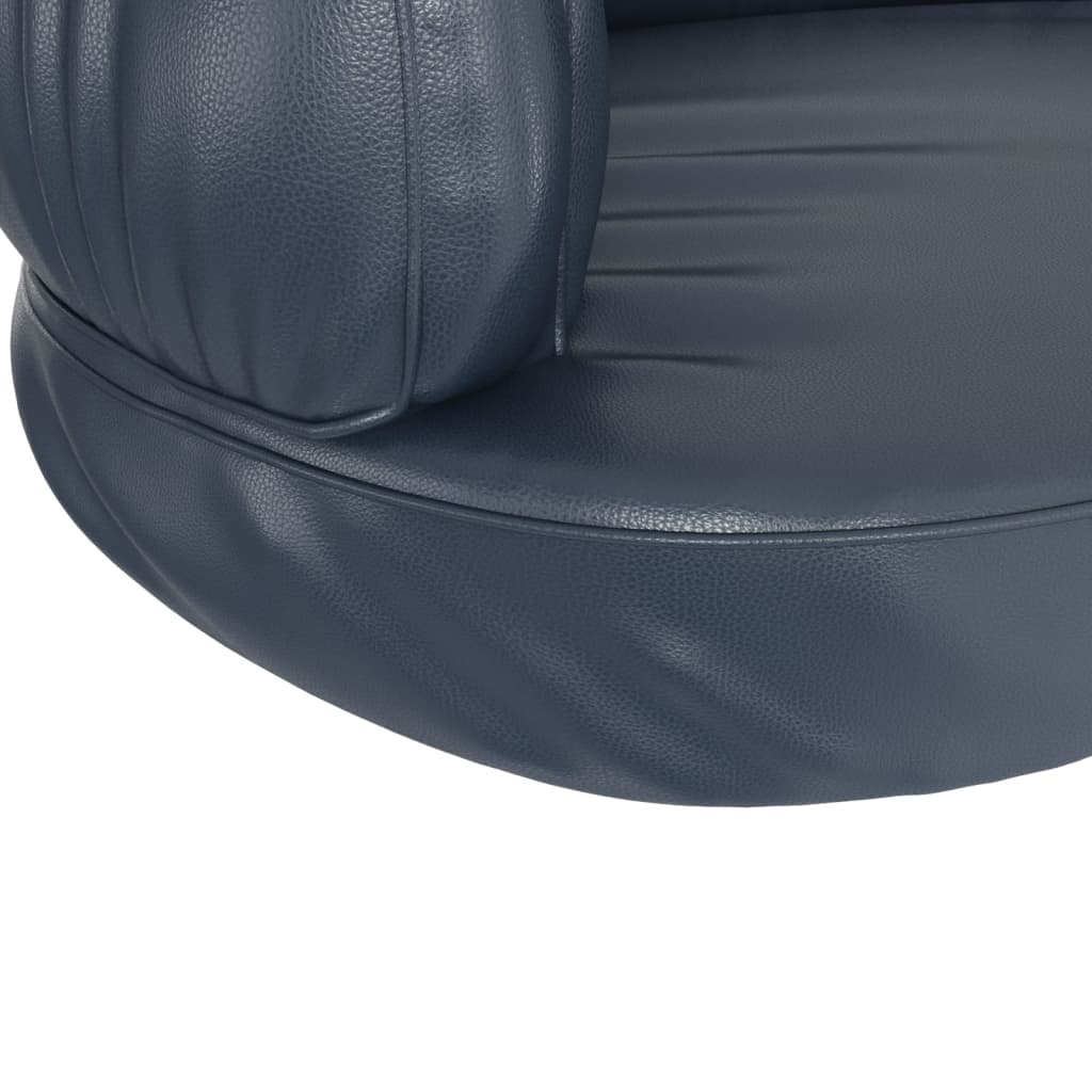 Ergonomski pjenasti krevet za pse modri 60 x 42 cm umjetna koža