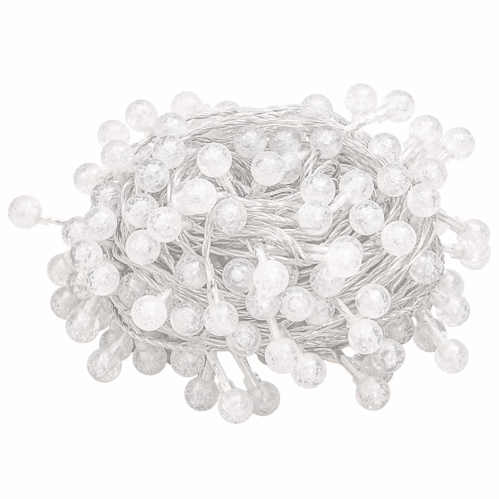 Vilinski rasvjetni lanac 20 m 200 LED hladni bijeli 8 funkcija