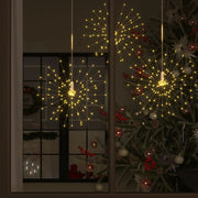 Božićno svjetlo s izgledom vatrometa toplo bijelo 20 cm 140 LED