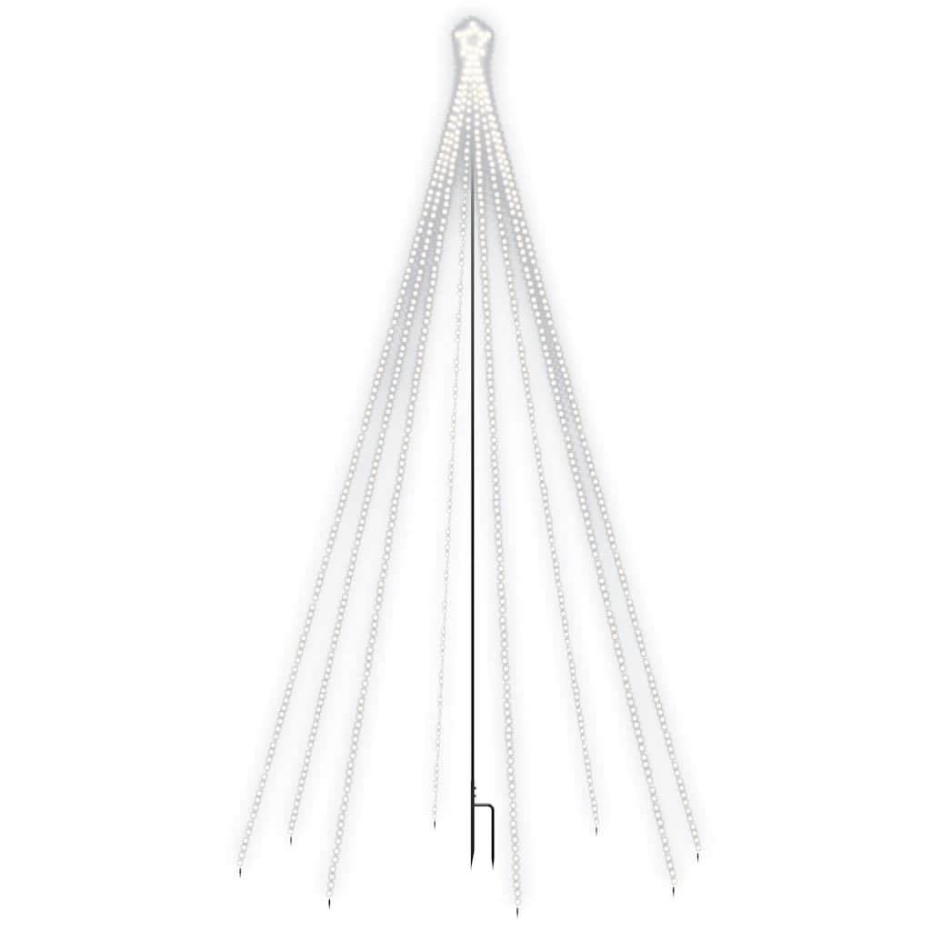 Božićno drvce s padajućim LED svjetlima 400 LED žarulja 2,5 m