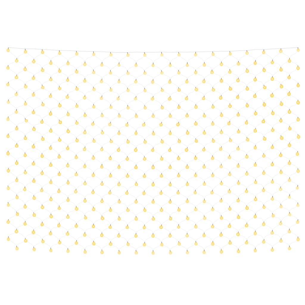 Božićna svjetlosna mreža topla bijela 3 x 2 m 204 LED