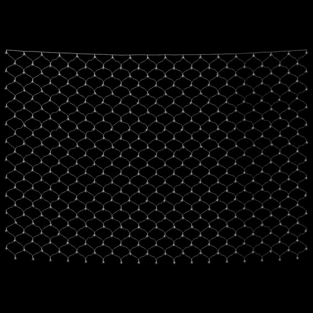 Božićna svjetlosna mreža hladna bijela 3 x 2 m 204 LED