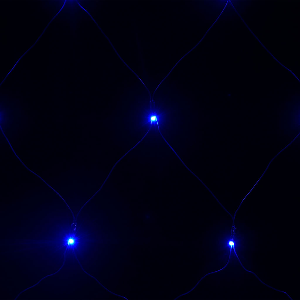 Božićna svjetlosna mreža svjetloplava 4 x 4 m 544 LED