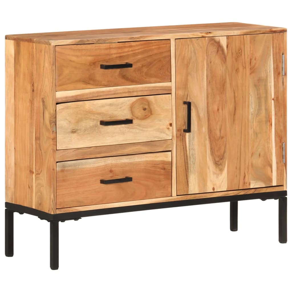 Komoda 88 x 30 x 73 cm od masivnog bagremovog drva