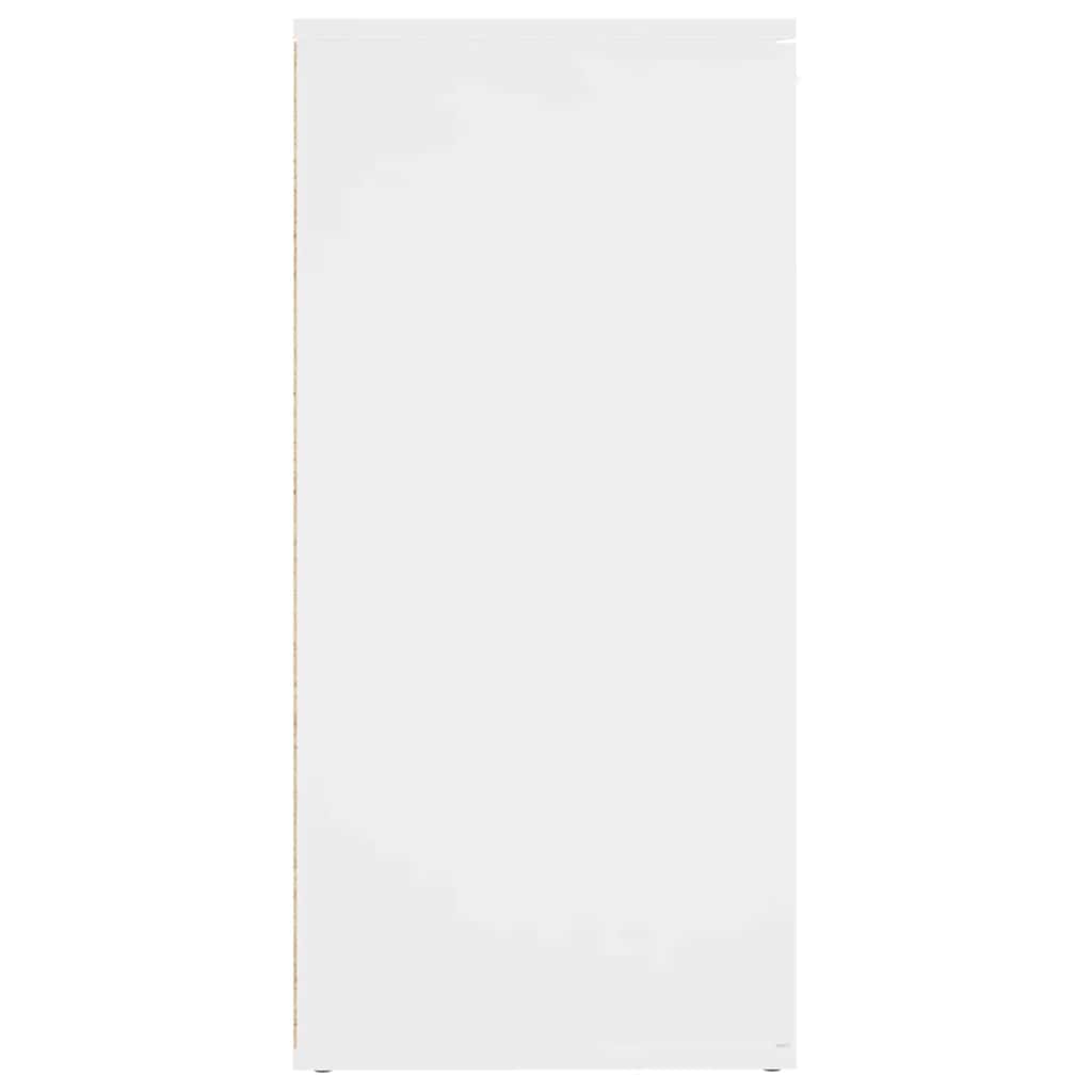Komoda bijela 160 x 36 x 75 cm od konstruiranog drva