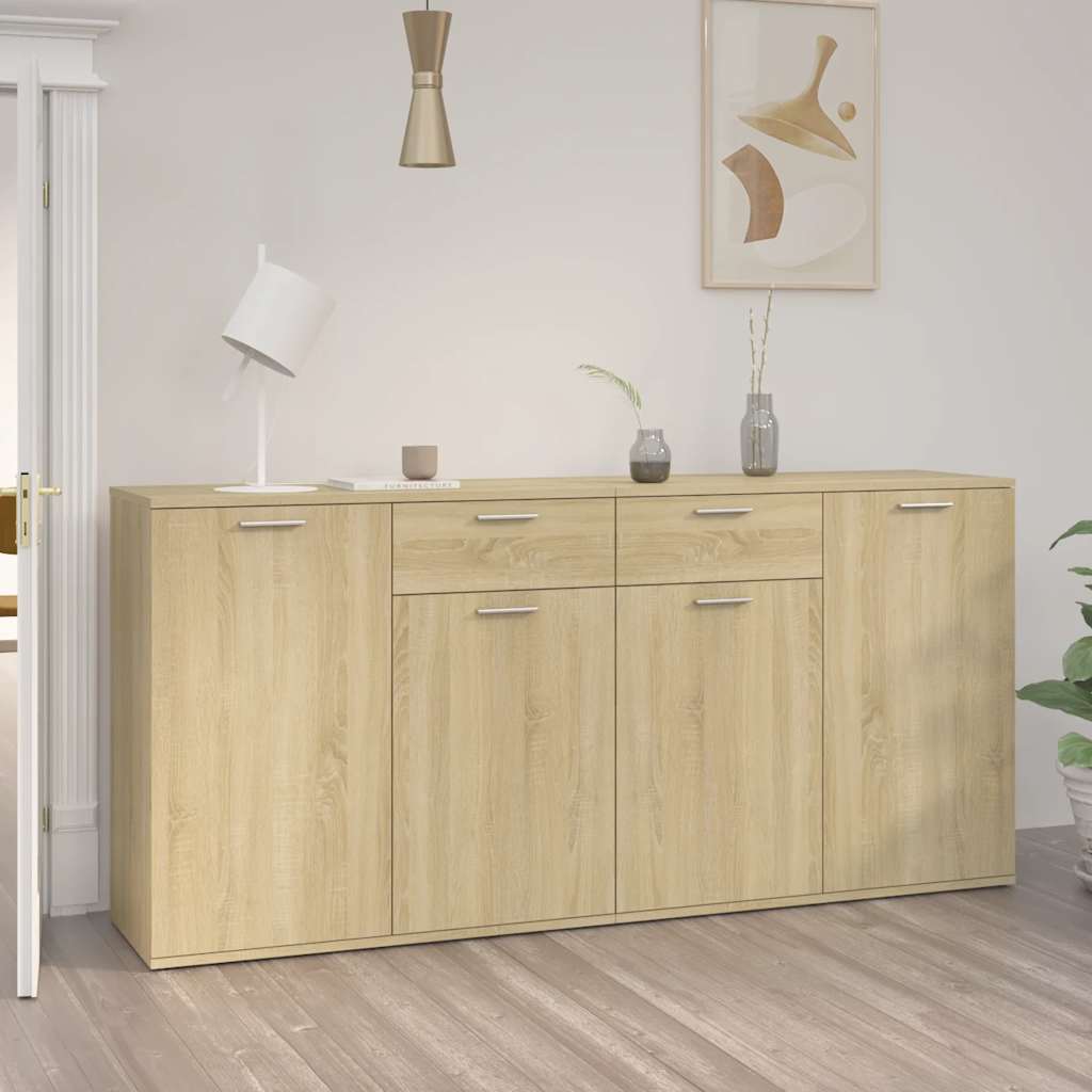 Komoda boja hrasta sonome 160 x 36 x 75 cm konstruirano drvo