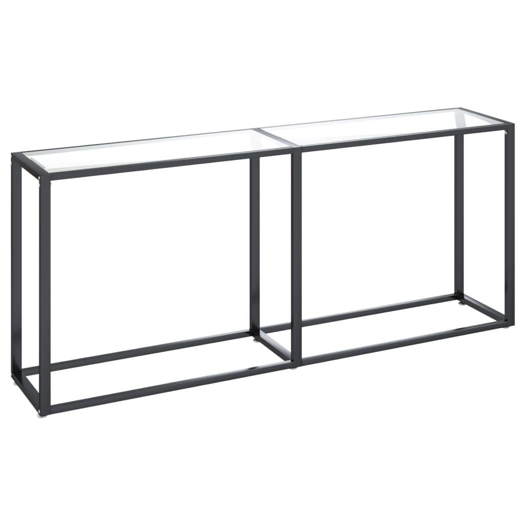 Konzolni stol prozirni 180 x 35 x 75,5 cm od kaljenog stakla