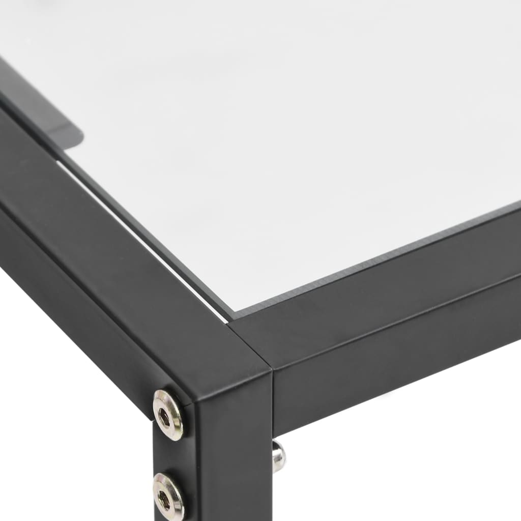 Konzolni stol prozirni 180 x 35 x 75,5 cm od kaljenog stakla