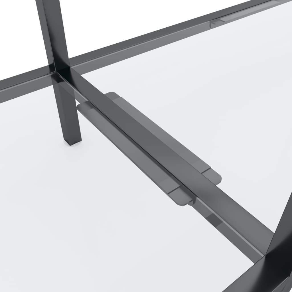 Konzolni stol prozirni 160 x 35 x 75,5 cm od kaljenog stakla