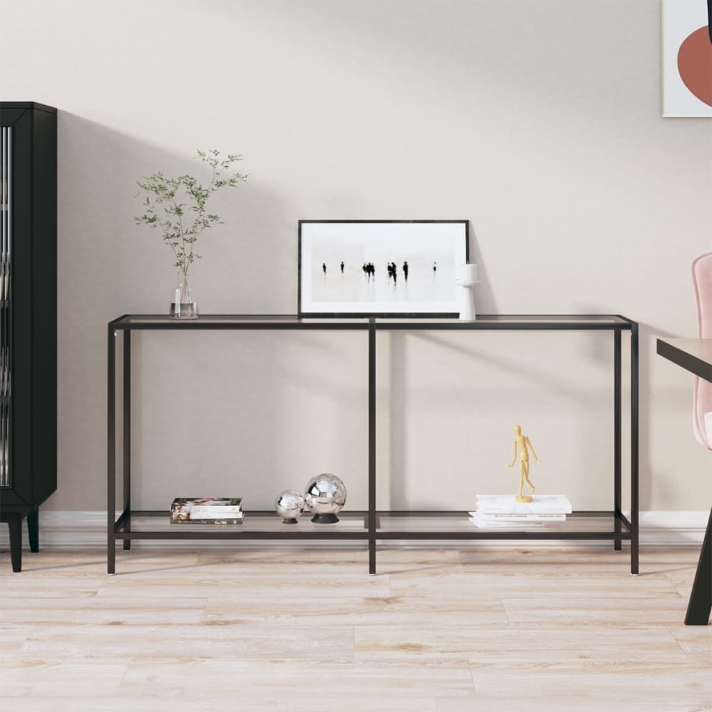 Konzolni stol prozirni 160 x 35 x 75,5 cm od kaljenog stakla