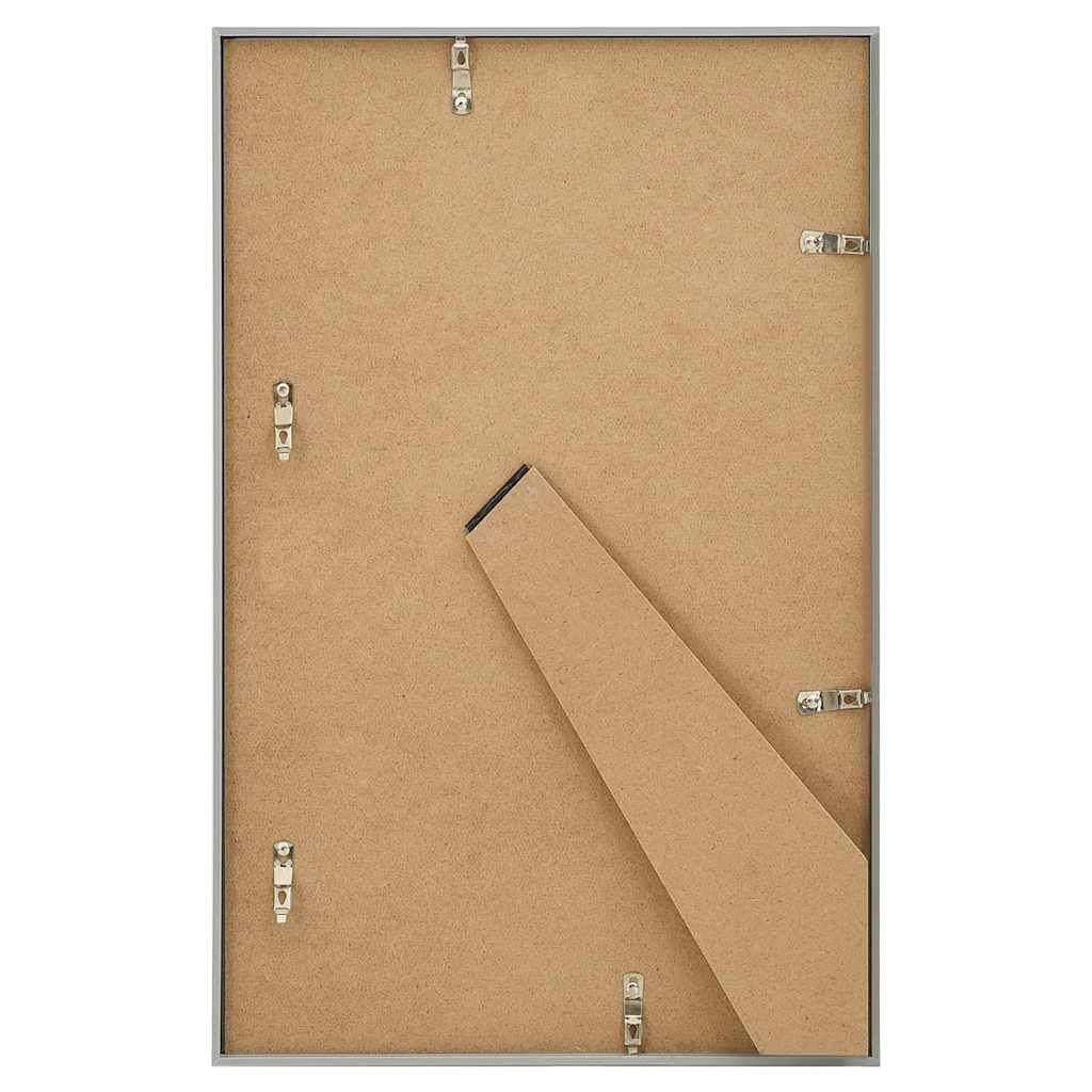 Okviri za fotografije 3 kom za stol srebrni 13 x 18 cm MDF