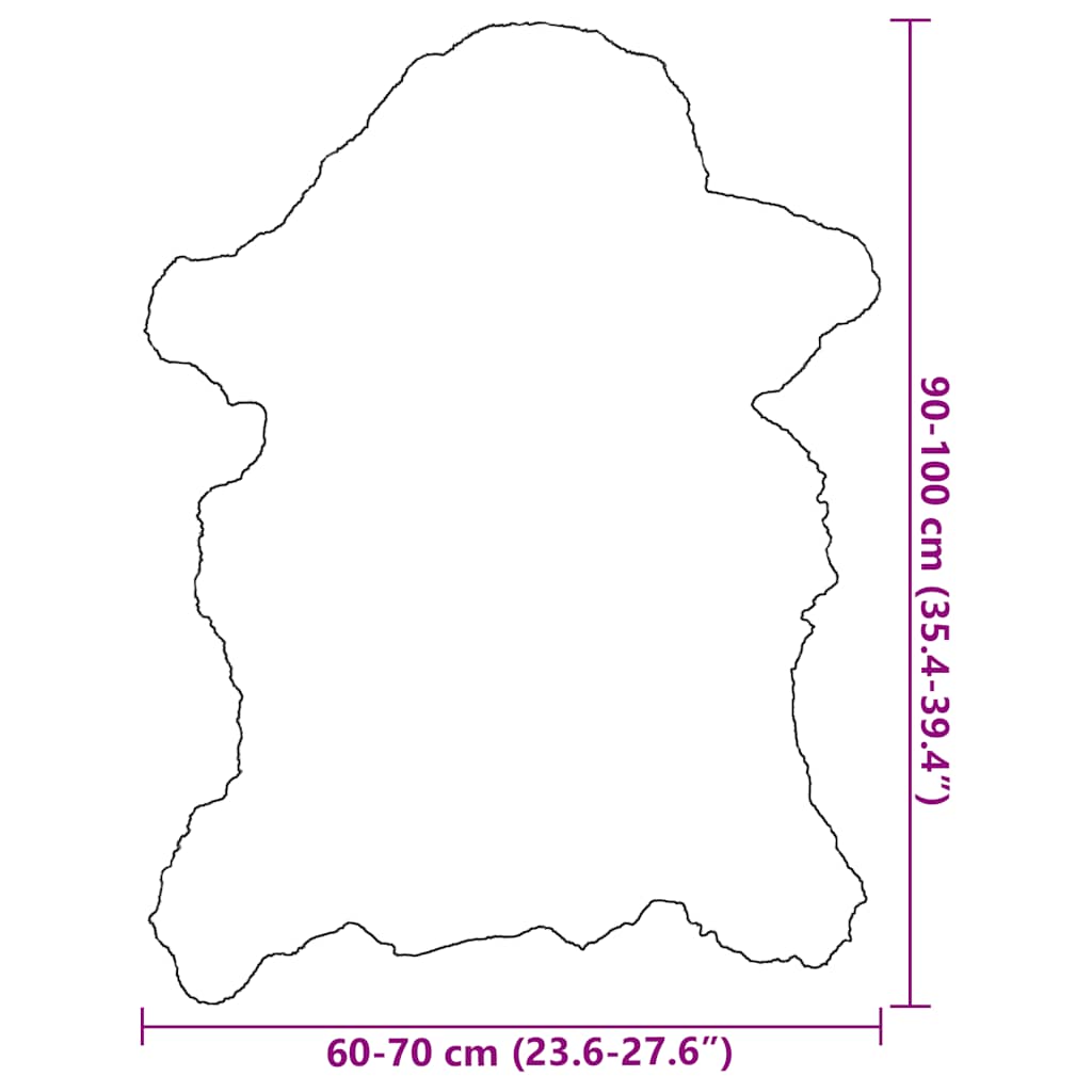Ovčja koža krem (60-70) x (90-100) cm