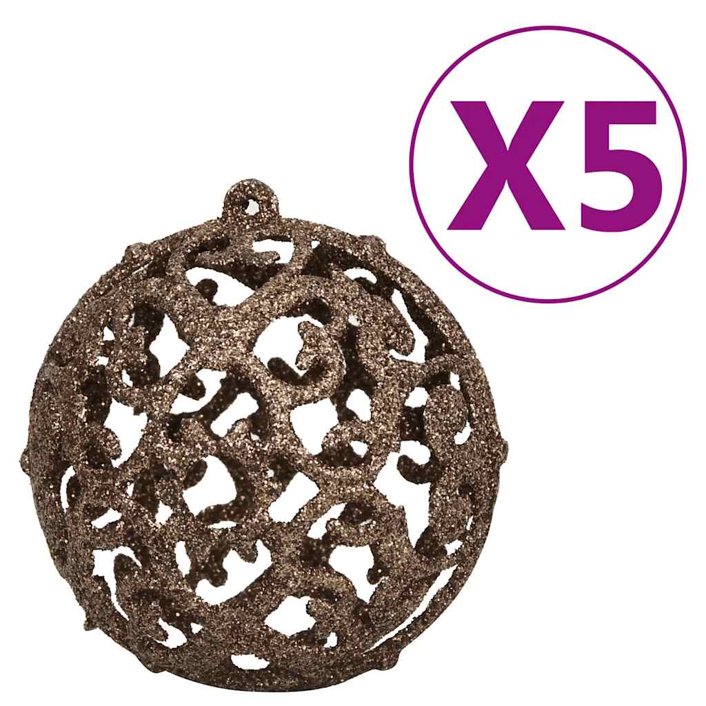 Umjetno osvijetljeno božićno drvce s kuglicama 120 cm 230 grana