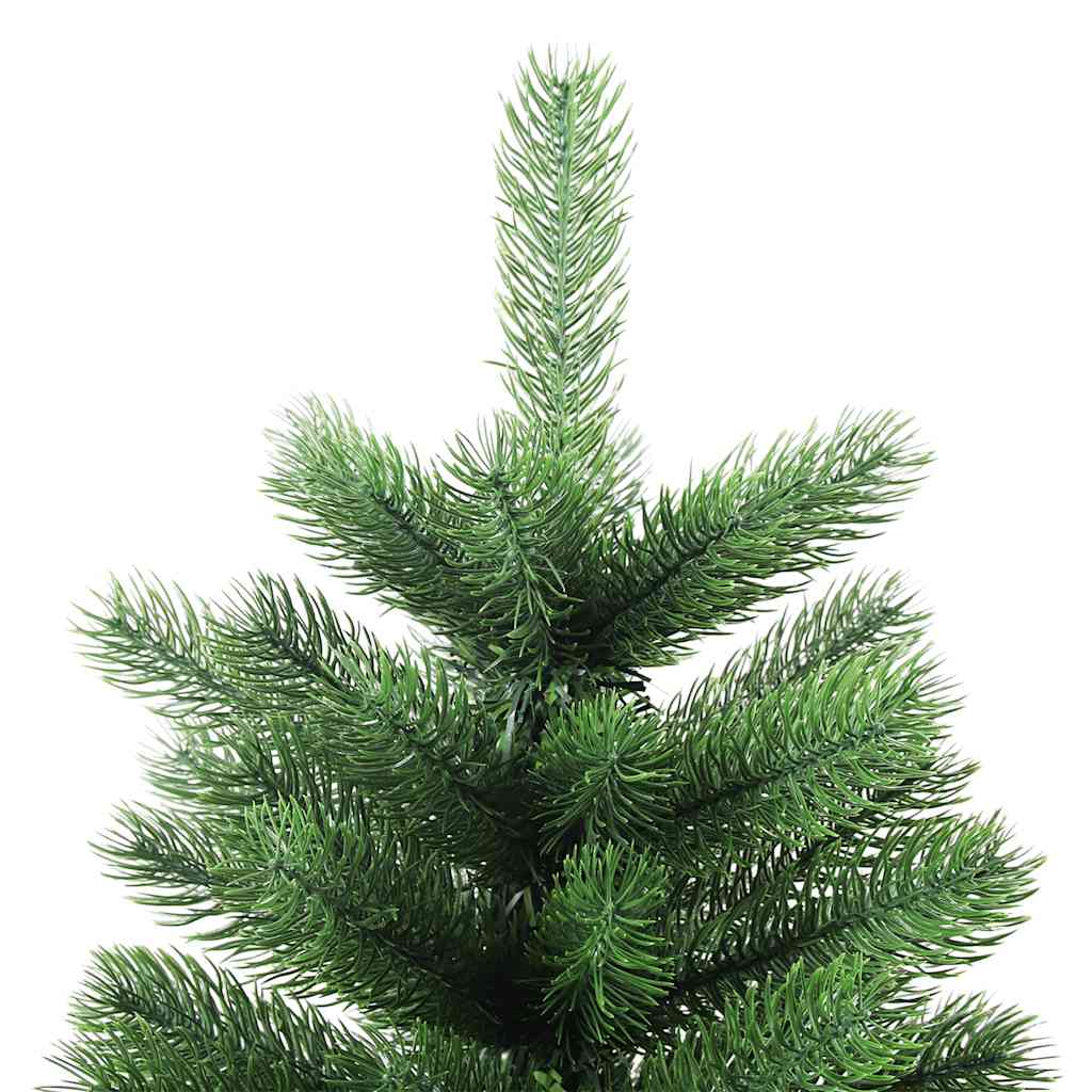 Umjetno osvijetljeno božićno drvce s kuglicama 90 cm zeleno