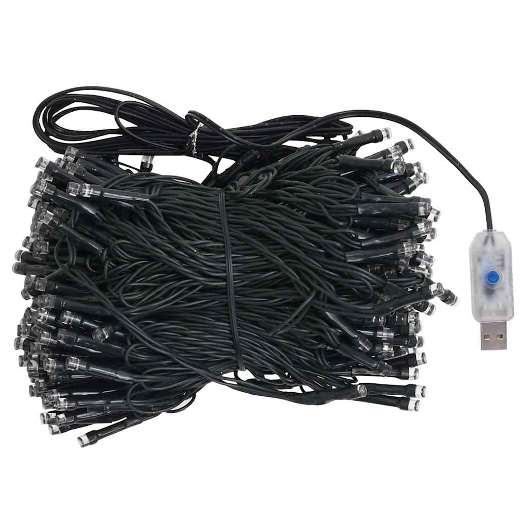 Umjetno osvijetljeno božićno drvce i kuglice bijelo 210 cm PVC