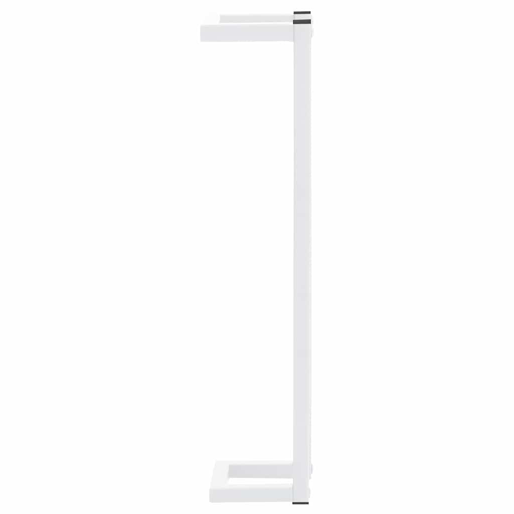 Stalak za ručnike bijeli 12,5 x 12,5 x 60 cm čelični