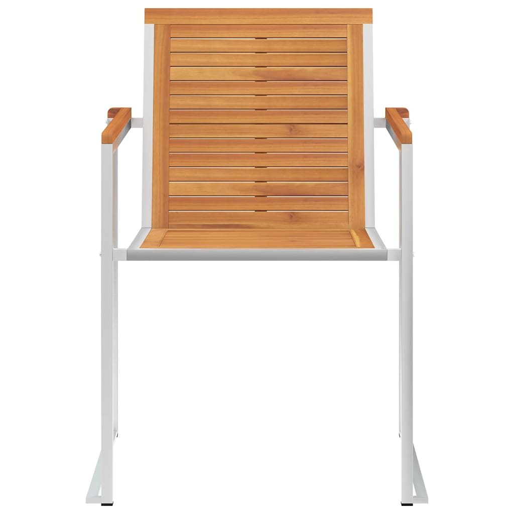 Vrtne stolice s jastucima 4 kom od masivnog bagremovog drva