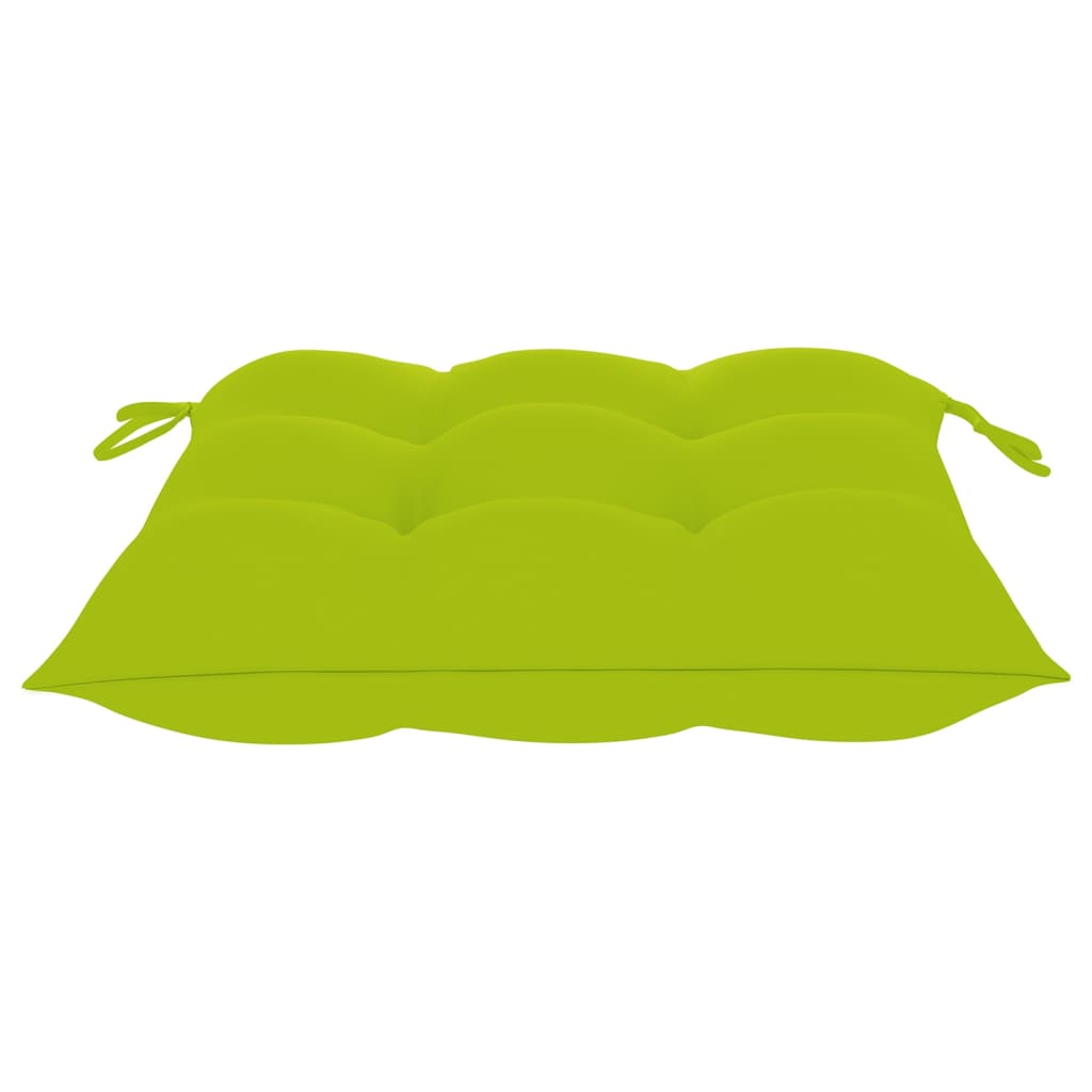 Vrtne stolice s jastucima 4 kom od masivne tikovine
