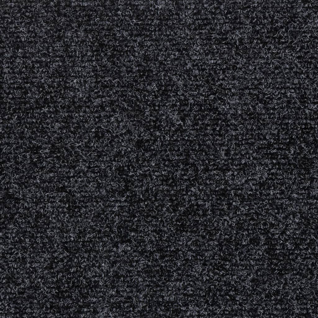 Prostirke za stepenice samoljepljive 15 kom 60x25 cm tamnosive pravokutne