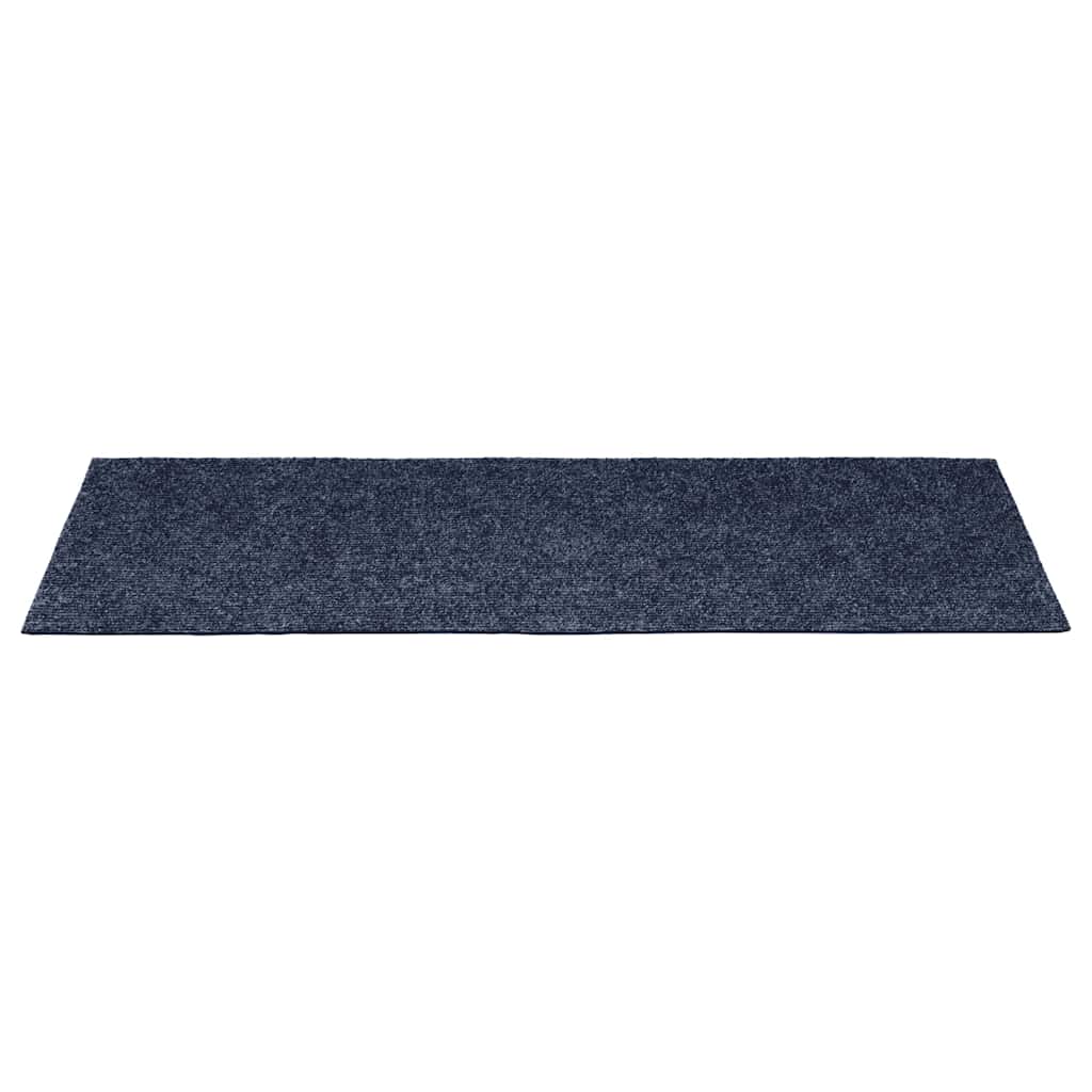 Prostirke za stepenice samoljepljive 15 kom 60x25 cm sivo plave pravokutne