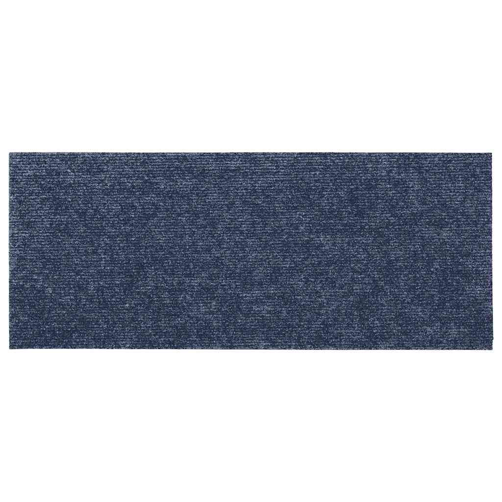 Prostirke za stepenice samoljepljive 15 kom 60x25 cm sivo plave pravokutne