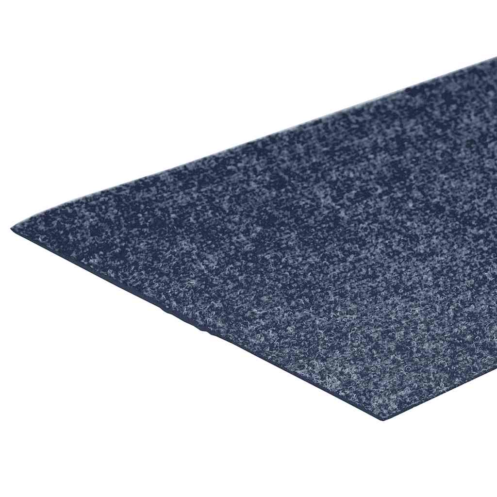 Prostirke za stepenice samoljepljive 15 kom 60x25 cm sivo plave pravokutne