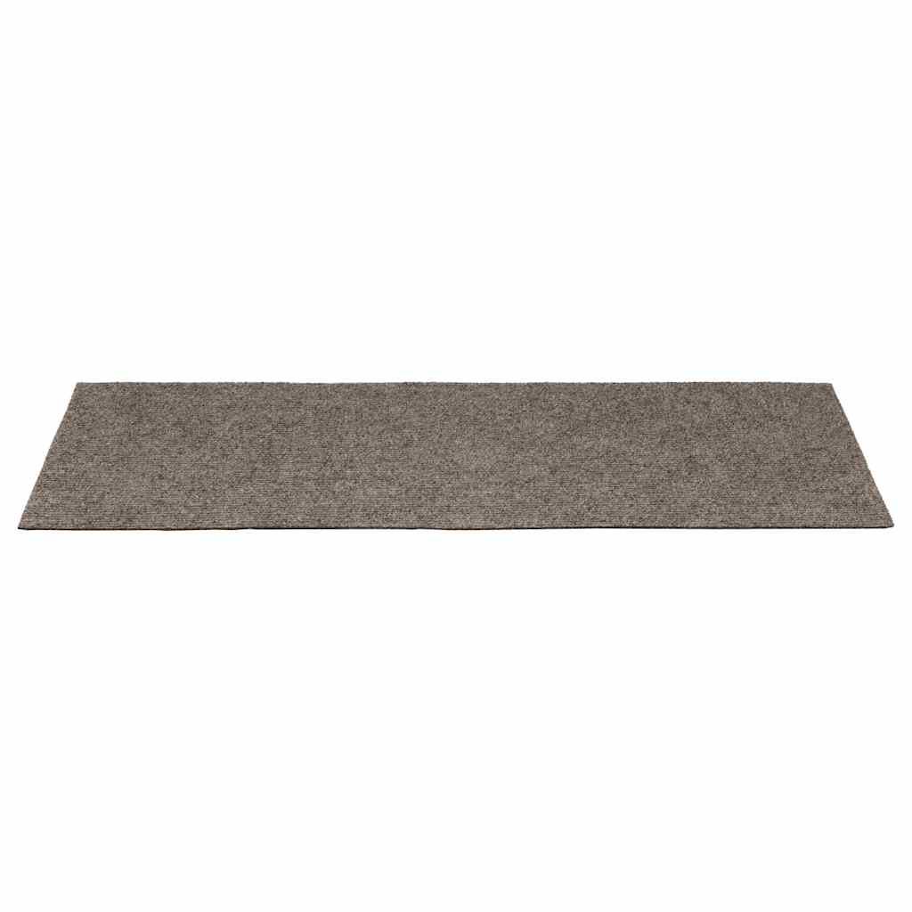 Prostirke za stepenice samoljepljive 15 kom 60x25 cm bež pravokutne