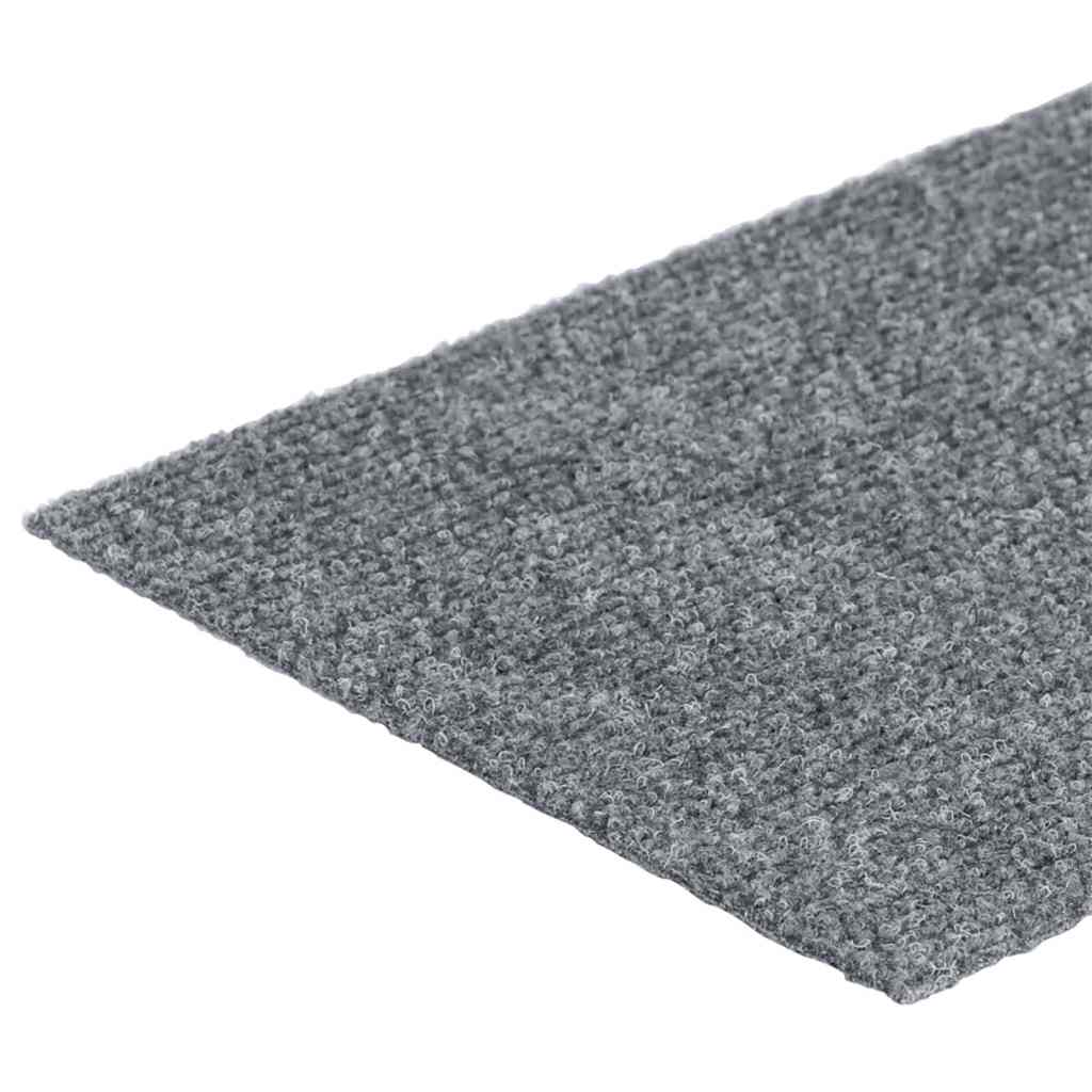 Prostirke za stepenice samoljepljive 15 kom 76x20 cm svijetlo sive pravokutne