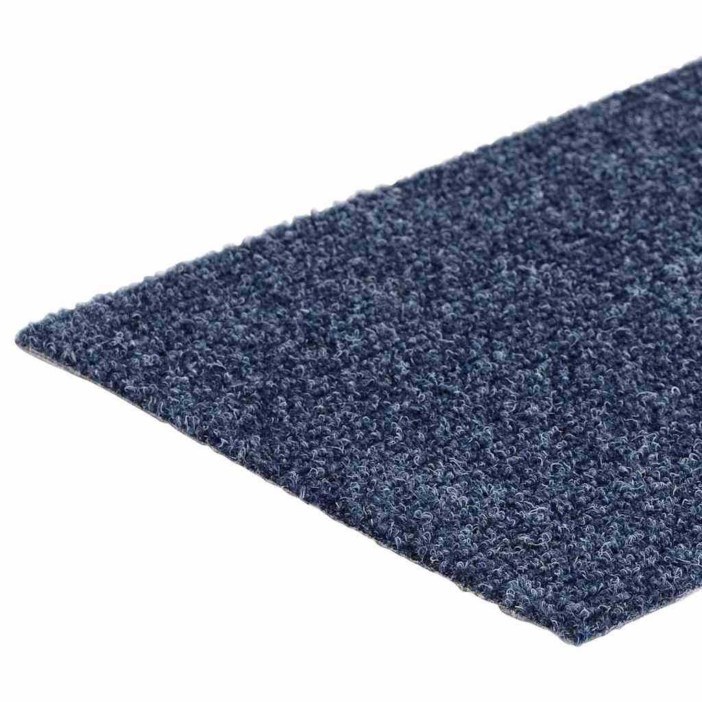 Prostirke za stepenice samoljepljive 15 kom 76x20 cm sivo plave pravokutne