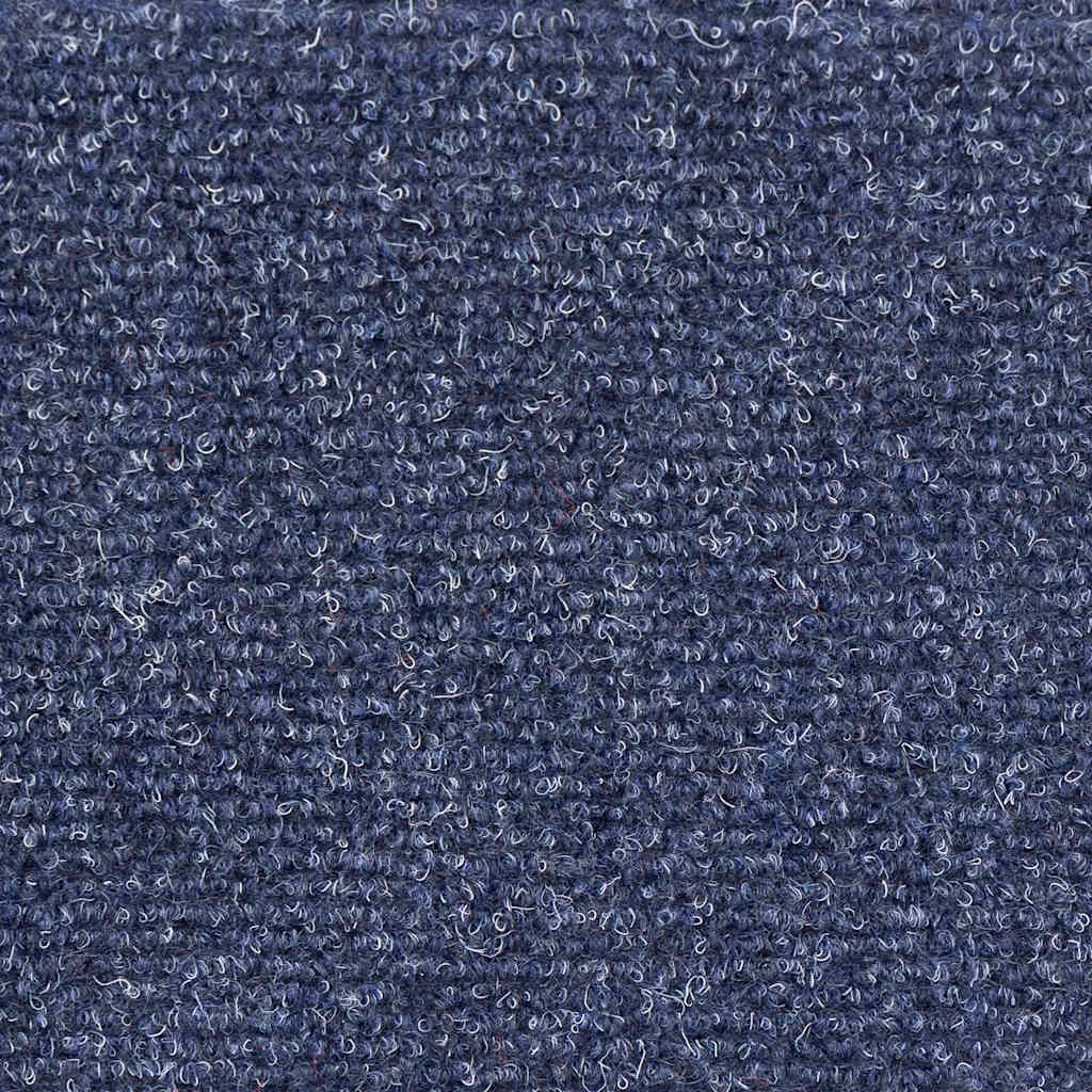 Prostirke za stepenice samoljepljive 15 kom 76x20 cm sivo plave pravokutne