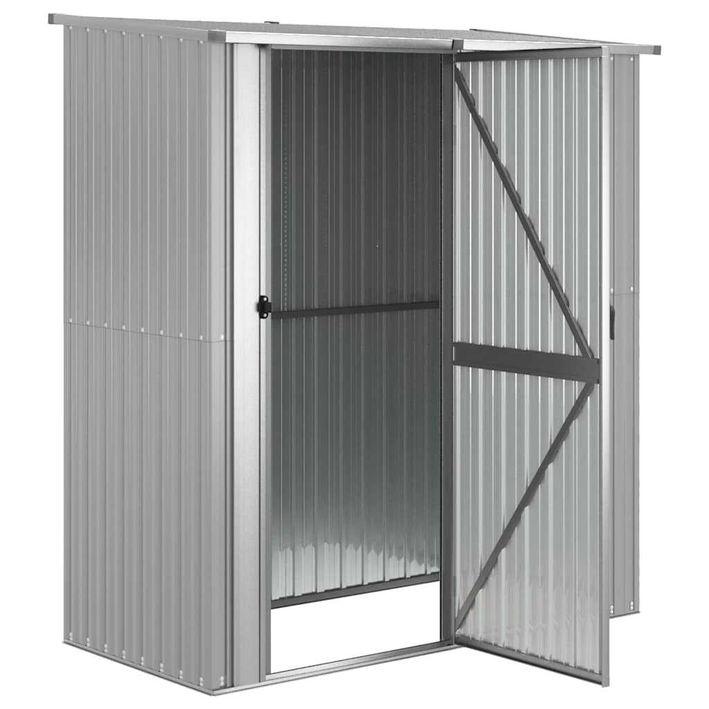 Vrtno spremište sivo 180,5 x 97 x 209,5 cm pocinčani čelik