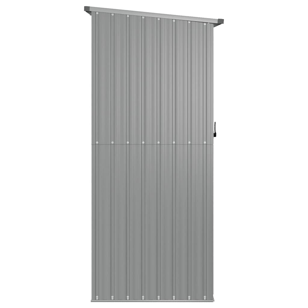 Vrtno spremište sivo 180,5 x 97 x 209,5 cm pocinčani čelik