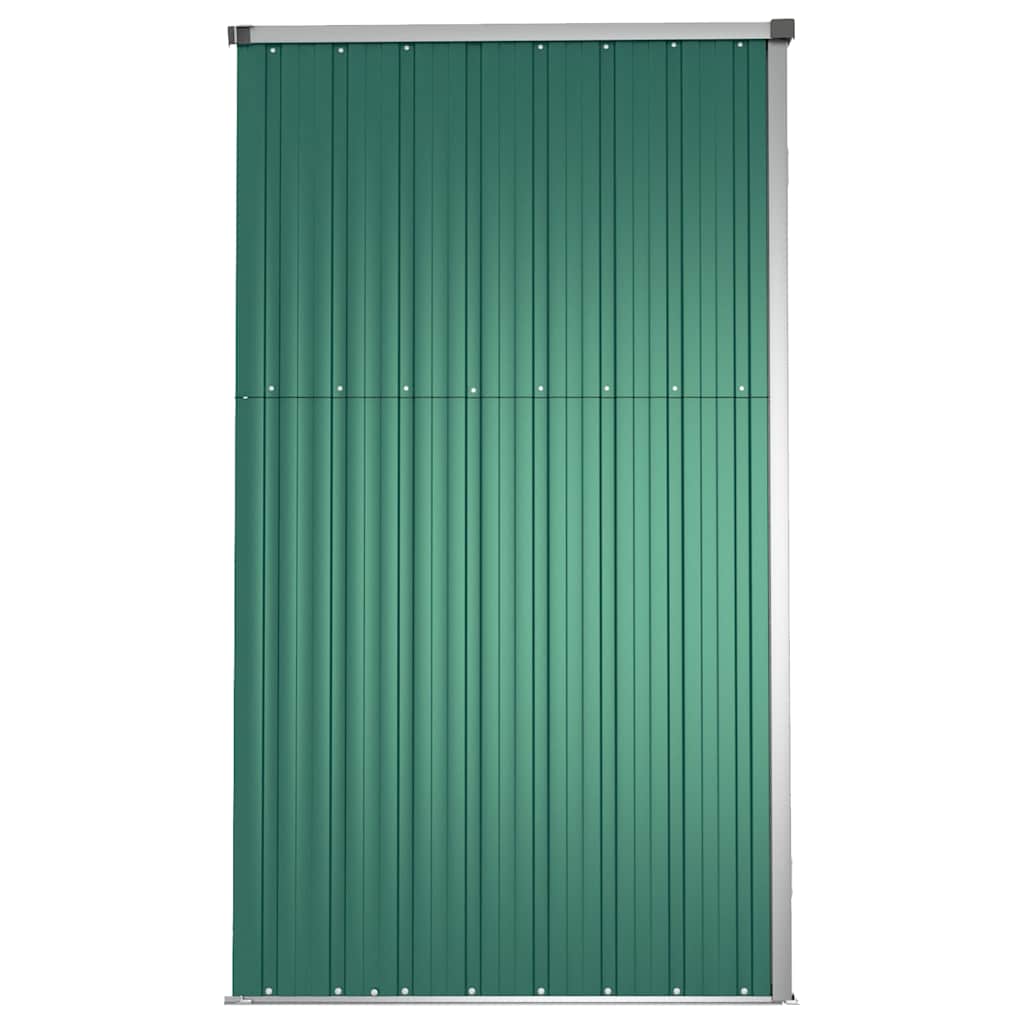 Vrtno spremište zeleno 225 x 89 x 161 cm od pocinčanog čelika