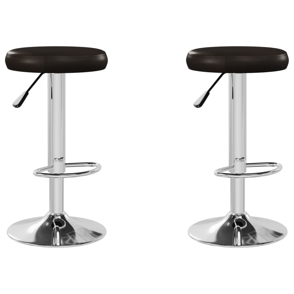 Barska stolica 2 pcs 31 x 31 x 87 cm Lažna koža Rotirajući