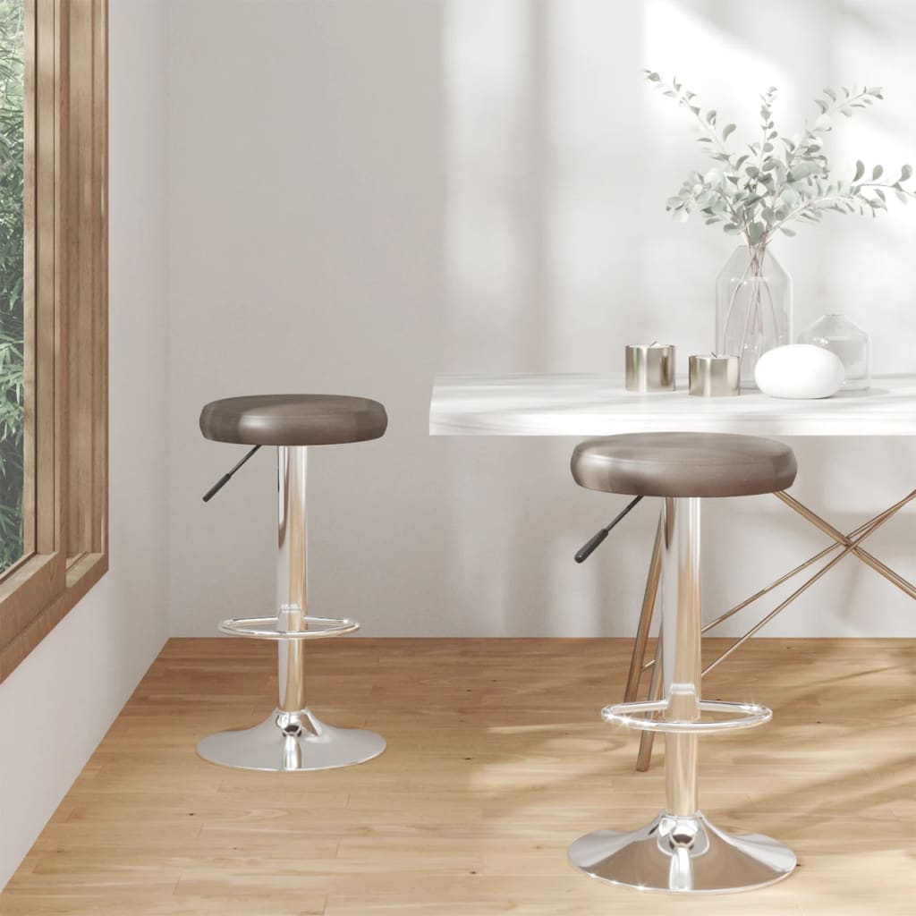 Barska stolica 2 pcs 31 x 31 x 87 cm Lažna koža Rotirajući