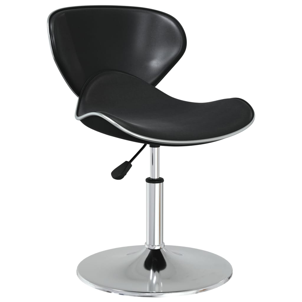 Blagovaonske stolice od umjetne kože 2 kom crne