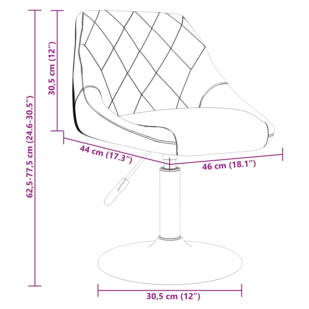 Barski stolac krem baršunasti