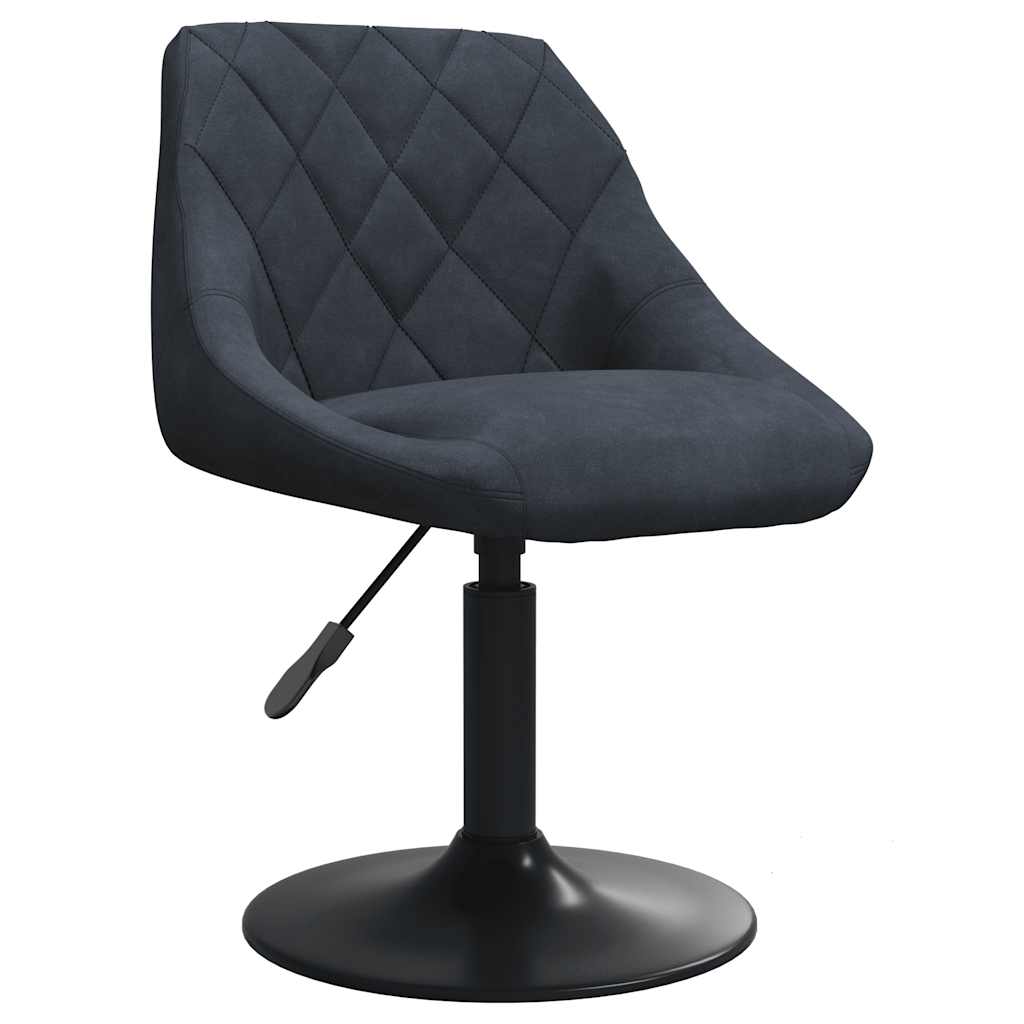 Barski stolac tamnosivi baršunasti