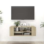 Zidni TV ormarić boja hrasta sonome 102 x 35 x 35 cm drveni