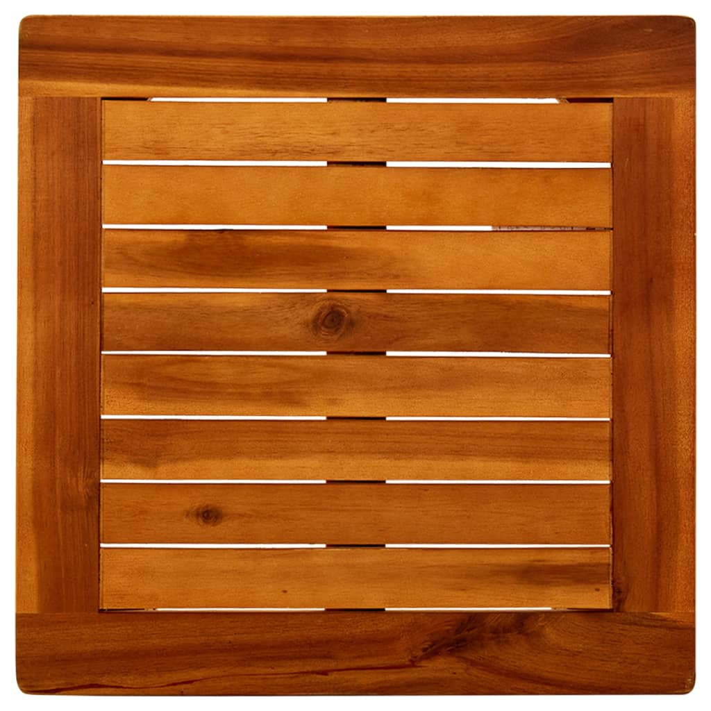 Vrtni stolić za kavu 45 x 45 x 36 cm masivno bagremovo drvo