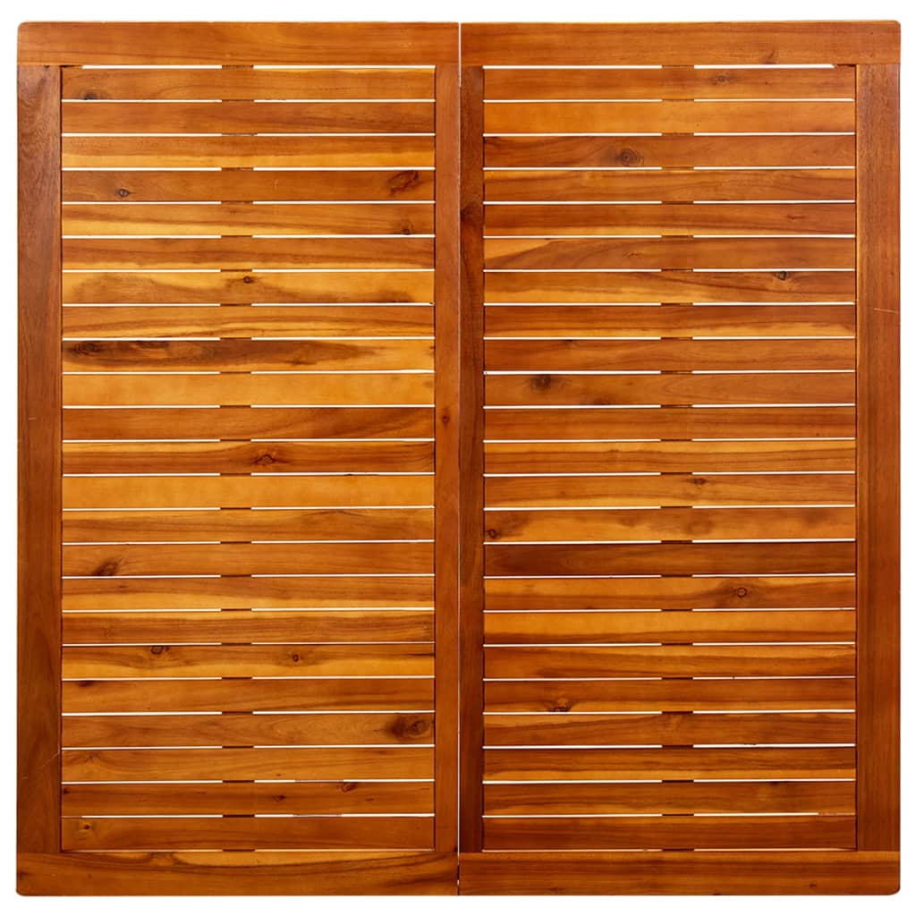 Vrtni stolić za kavu 110 x 110 x 45 cm masivno bagremovo drvo