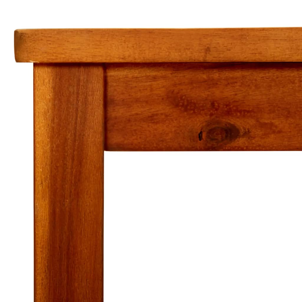 Vrtni stolić za kavu 110 x 110 x 45 cm masivno bagremovo drvo