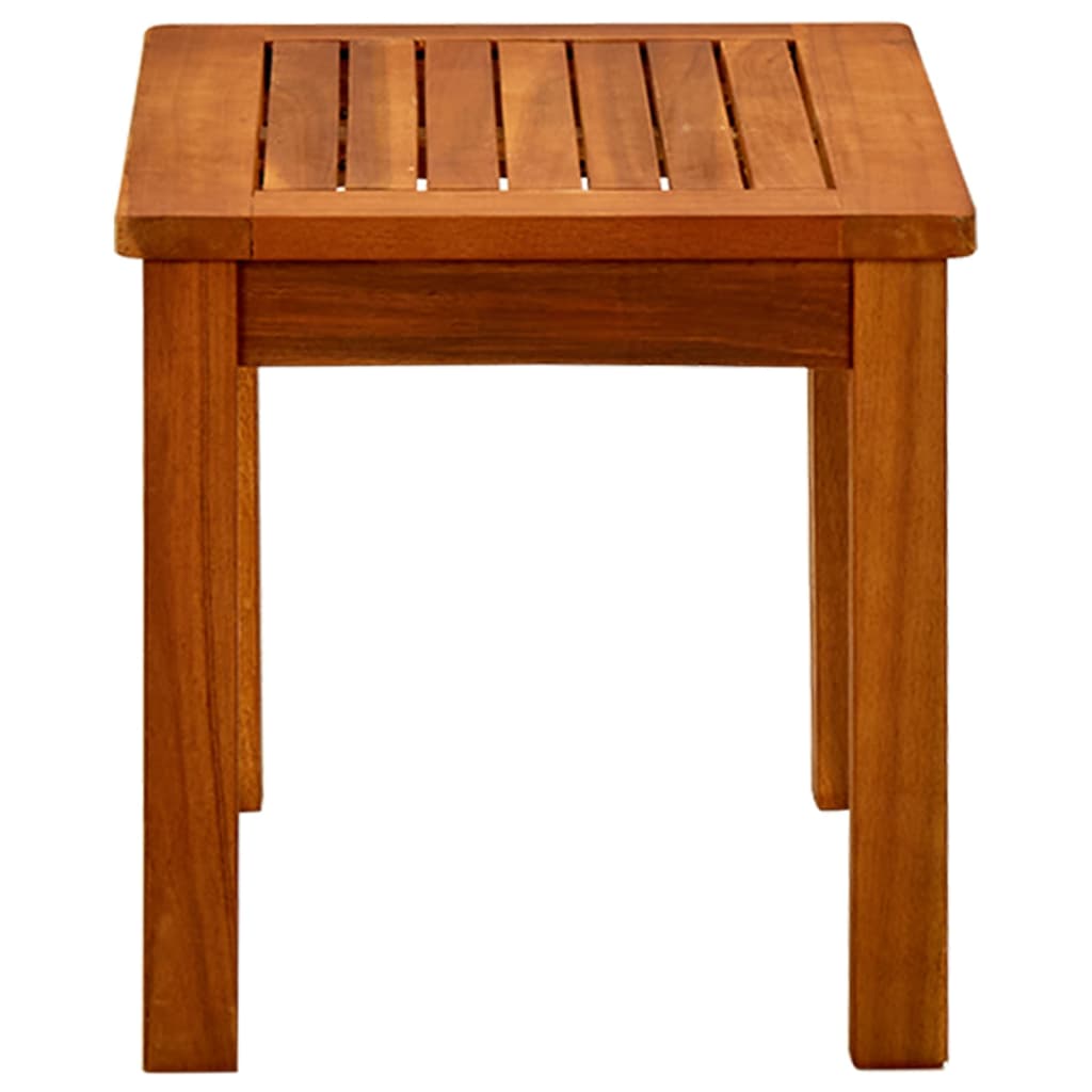 Vrtni stolić za kavu 50 x 35 x 36 cm masivno bagremovo drvo