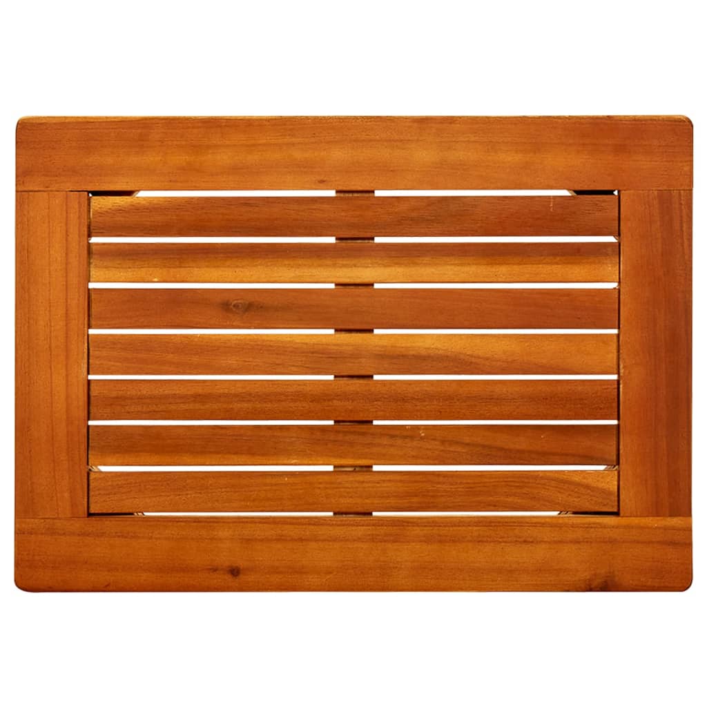 Vrtni stolić za kavu 50 x 35 x 36 cm masivno bagremovo drvo