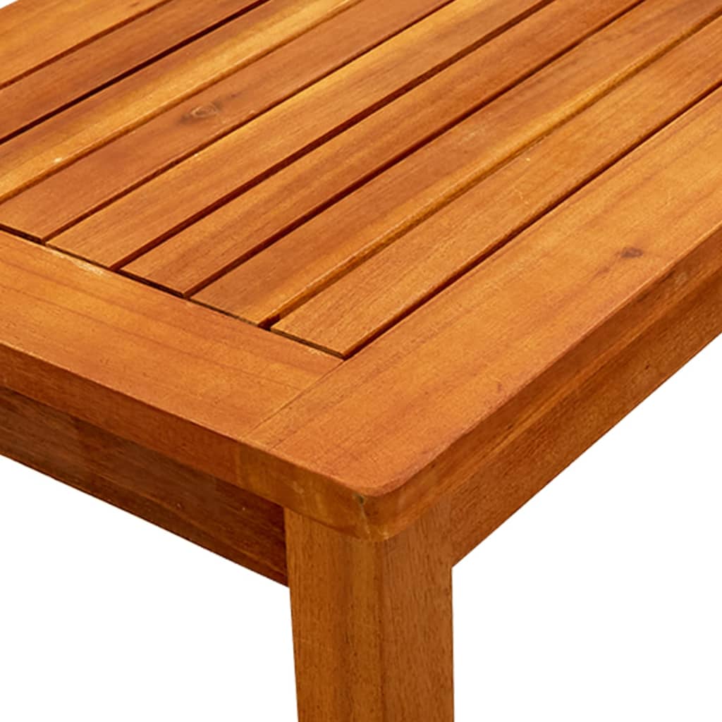 Vrtni stolić za kavu 50 x 35 x 36 cm masivno bagremovo drvo