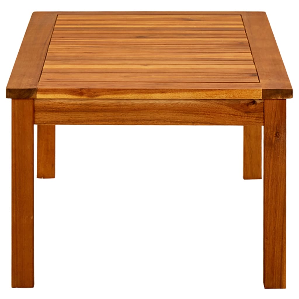 Vrtni stolić za kavu 90 x 50 x 36 cm masivno bagremovo drvo