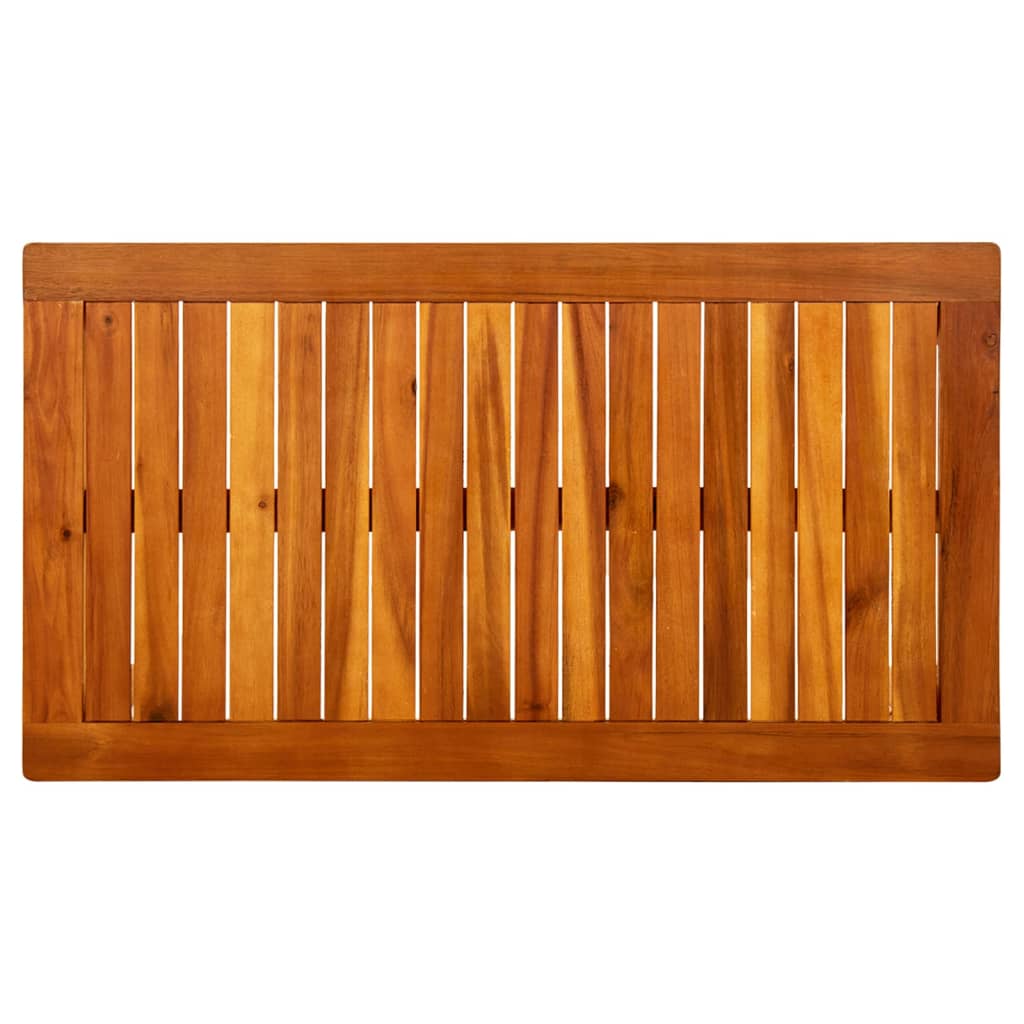 Vrtni stolić za kavu 90 x 50 x 36 cm masivno bagremovo drvo
