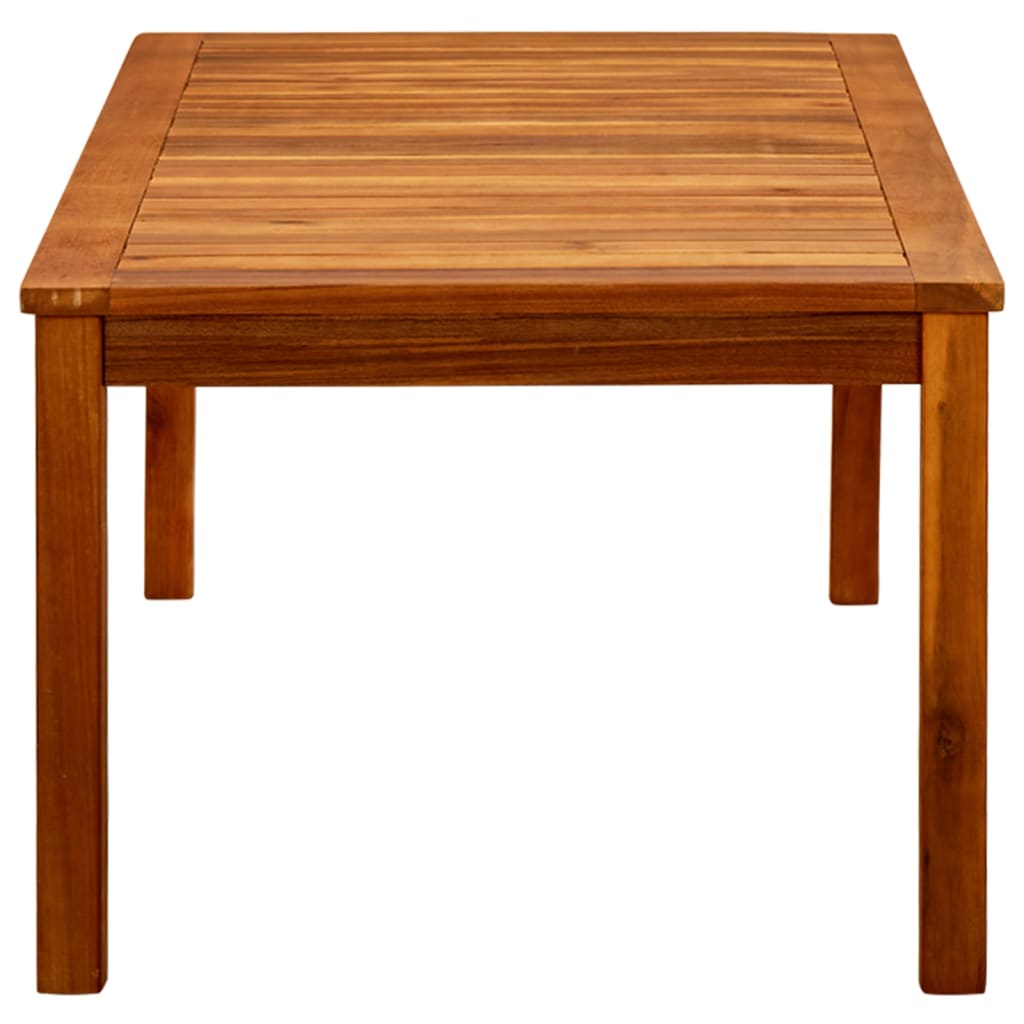 Vrtni stolić za kavu 110 x 60 x 45 cm masivno bagremovo drvo