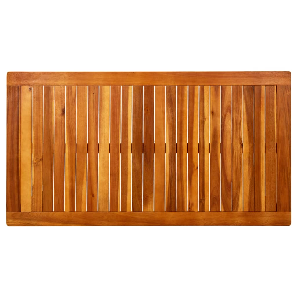 Vrtni stolić za kavu 110 x 60 x 45 cm masivno bagremovo drvo
